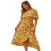 fashion plus size dress boutique women s new printed ladies skirt NSKA5206