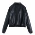 women s leather jacket  NSAM5256