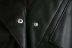 loose lapel long sleeve pocket leather shirt  NSAM5258