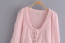  autumn French sweet mohair sweater women s plush pink sweater  NSAM5262