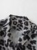 summer shoulder pads leopard print small women s short shirt  NSAM5360