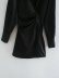 double-breasted black dress women s clothing NSAM5443