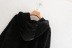 wholesale autumn faux leather black fur women s jacket NSAM5470