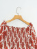 autumn one-line collar women s elastic shirt NSAM5544