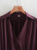 women s silk satin texture midi dress NSAM5566