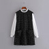 autumn stitching dress  NSAM5630