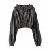 wholesale autumn high waist hooded women s sweater top NSAM5653