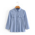 autumn fine pleated sleeve women s casual temperament shirt  NSAM5672