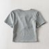 wholesale autumn 5 buttons short sleeve women s short T-shirt top NSAM5712