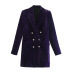 wholesale autumn velvet dress casual suit jacket NSAM5739