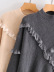  stitching knitted pullover sweater NSAM5755