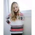 hot Christmas parent-child snow print hooded sweater NSKX5781
