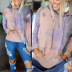 autumn women s new hot tie-dye printing long-sleeved hooded casual sweater NSKX5820