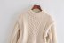 autumn shoulder pad knit women s sweater NSAM5874