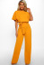 summer women s new fashion lace-up button jumpsuit  NSYD6036