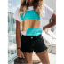 summer new hot style women s loose round neck short sleeve printed T-shirt NSKX6065