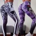High Waist Printed Yoga Pants NSKX6210