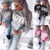 women s hot style long-sleeved round neck letters LOVE parent-child sweater NSKX6230