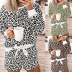 hot models women s summer printing long-sleeved pajamas two-piece home service NSKX6244