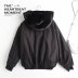 wholesale autumn and winter loose plush jacket hooded double-sided wear jacket  NSAM6258