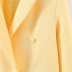 wholesale autumn yellow mid-length women s suit jacket NSAM6273