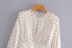 autumn women s new shoulder pad printing shirt  NSAM6278