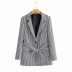 wholesale lace-up waist single-breasted suit lapel blazer NSAM6311