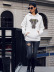 autumn and winter women s popular elephant print casual hooded sweater NSSN1860