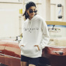 Autumn And Winter Women S Street Casual Hooded Sweater Popular Letters NSSN1873