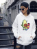 autumn and winter women s street casual hooded sweater cute avocado NSSN1874
