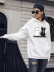 autumn and winter women s street casual hooded sweater cute cat NSSN1875