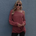 hot sale autumn and winter style loose-fitting commuter pullover long-sleeved  NSAL1907