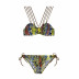   creative print bikini swimsuit   NSHL2037
