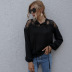 autumn casual urban casual polyester pullover round neck loose women s T-shirt NSAL2081