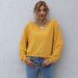 autumn and winter new solid color round neck loose casual women s long sleeves NSAL2090