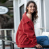winter women s wool thick warm solid color cardigan long-sleeved jacket NSAL2139