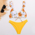 hot bikini swimwear sun flower print new swimsuit bikini NSHL2210