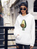  autumn and winter women s wear funny avocado hooded sweater NSSN2264