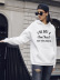  popular autumn and winter women s casual letter hooded sweater NSSN2266