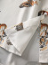 Al por mayor blusa de manga larga con estampado de elefante tigre de otoño NSAM2276
