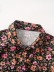   floral print long-sleeved dress   NSAM2284