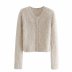 autumn buttoned women s knitted cardigan jacket  NSAM2301