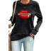 autumn new loose casual cartoon pattern long-sleeved round neck women s sweater NSSI2347