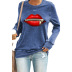 autumn new loose casual cartoon pattern long-sleeved round neck women s sweater NSSI2347