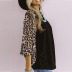 mangas de mujer estampado de leopardo color a juego nuevo suéter suelto de manga larga NSSI2359