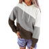 Suéter estilo callejero con capucha y manga larga de otoño para mujer NSSI2366