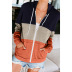 Autumn/winter women s new style casual long-sleeved hit color loose hooded sweater NSSI2372