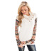 women autumn new long-sleeved color matching street style hedging high collar sweater NSSI2376