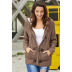 women s jacket plus velvet winter long-sleeved casual hooded ladies sweater NSSI2384