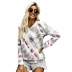 tie-dye women autumn new long-sleeved street style round neck pullover sweater  NSSI2390